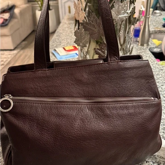 Etienne aigner Elegant Brown Leather Tote Bag - Picture 10 of 16